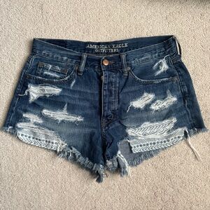 American Eagle Vintage High-Rise Festival Shorts